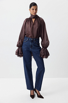 Джинсы Balloon Fit (синий)