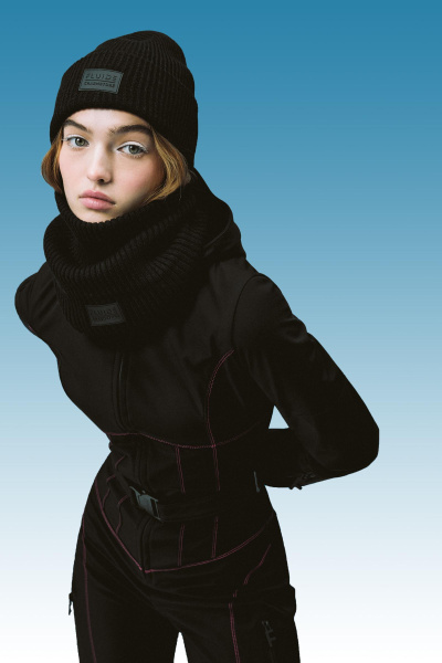 Снуд BLACK CONTRASTS (one size, черный) 2159