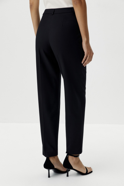 Брюки прямые классические (черный) (M) 