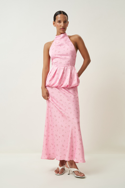 Юбка макси с принтом (S, барби)