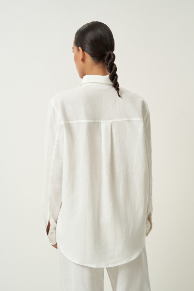 Рубашка изо льна (молочный) (M/L) 