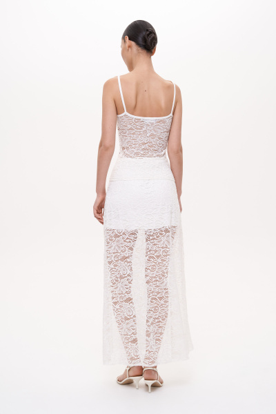 Юбка из кружева (M, молочный) 2207