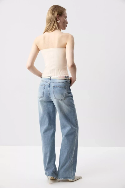 Топ-бандо вязаный (Ванильный) (M) 