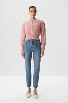 Джинсы Slim Straight Fit (светло-синий)