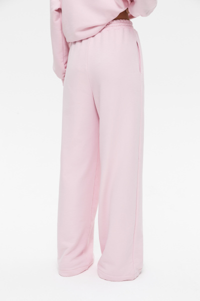 Брюки широкие с рельефными швами (XS/S, барби) 