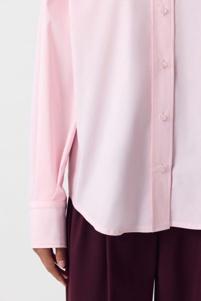 Рубашка из мягкого хлопка (розовый) (M/L) 