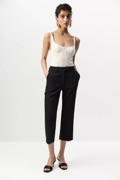 Брюки укороченные (черный) (L) 