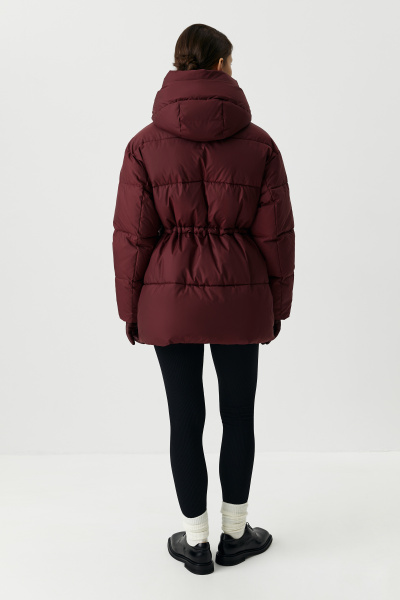 Куртка объёмная приталенная (бордовый) (S) 