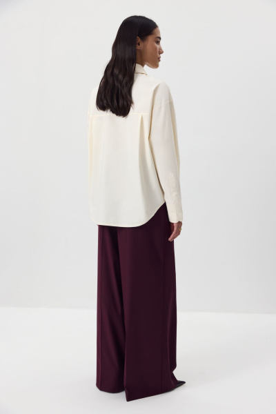 Рубашка из мягкого хлопка (сливочный) (M/L) 