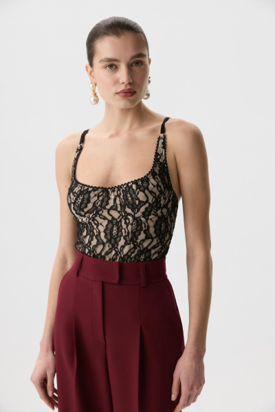 Боди из кружева (Черный) (M) 