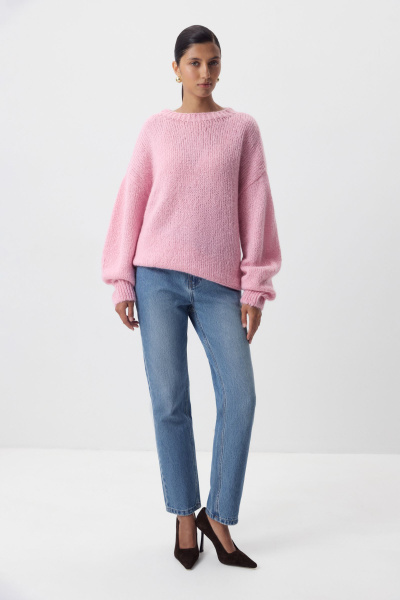 Джемпер из шерсти мериноса (розовый) (M/L) 