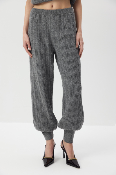 Джоггеры с шерстью альпаки (Серый) (M/L) 