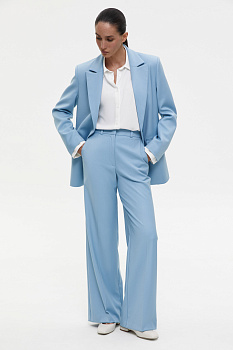 Брюки широкие со средней посадкой