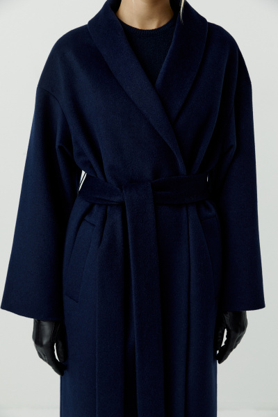Пальто-халат (темно-синий) (XS/S) 