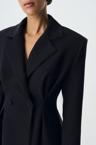 Жакет с защипами (черный) (M) 