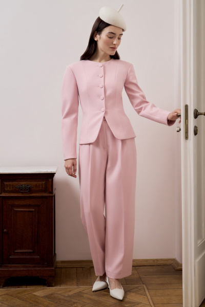 Брюки О-силуэта (Розовый) (M) 