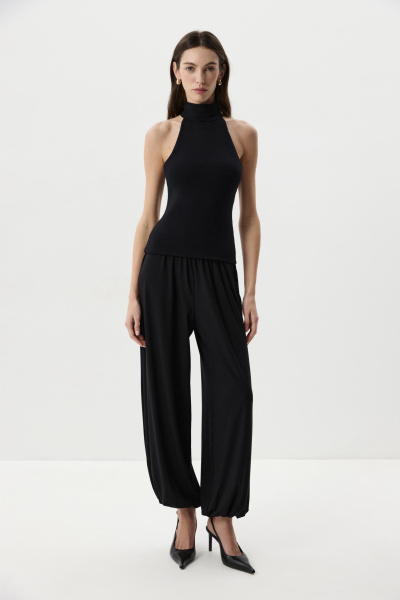 Топ халтер (Черный) (M) 