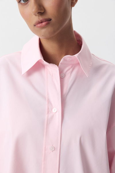 Рубашка из мягкого хлопка (розовый) (M/L) 