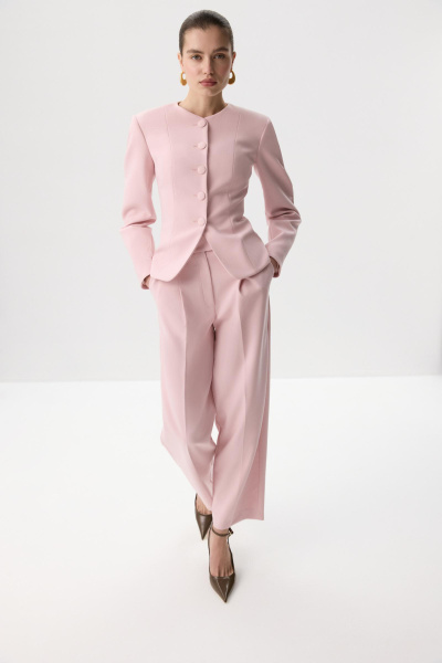 Брюки О-силуэта (Розовый) (M) 