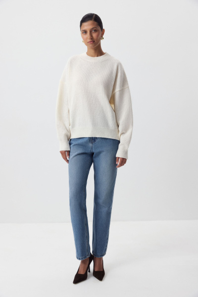 Джемпер базовый  (молочный) (XS/S)