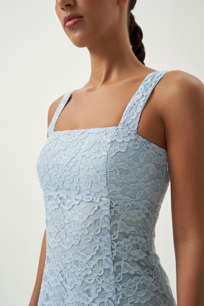 Платье из кружева (голубой) (S) 
