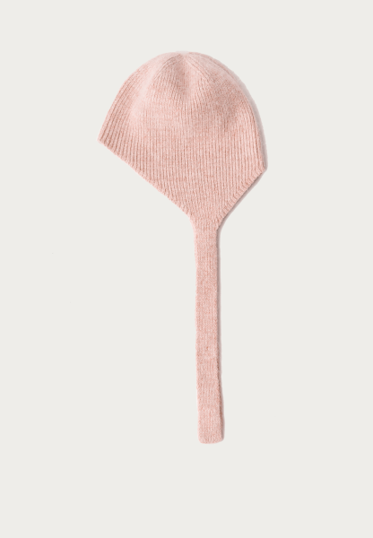 Чепчик из ангорской шерсти (розовый) (one size)