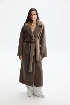 Шуба из эко меха