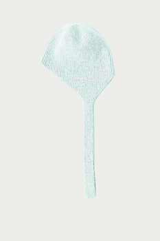 Чепчик из ангорской шерсти (бирюзовый)