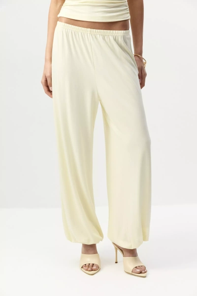 Джоггеры из вискозы (сливочный) (M/L) 