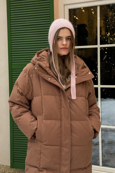 Чепчик из ангорской шерсти (розовый) (one size) 