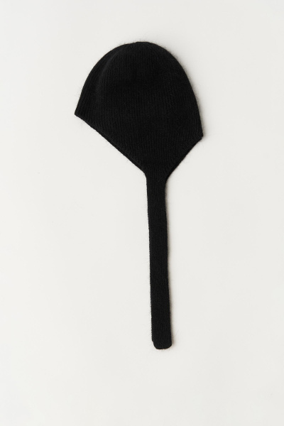 Чепчик из ангорской шерсти (черный) (one size) 