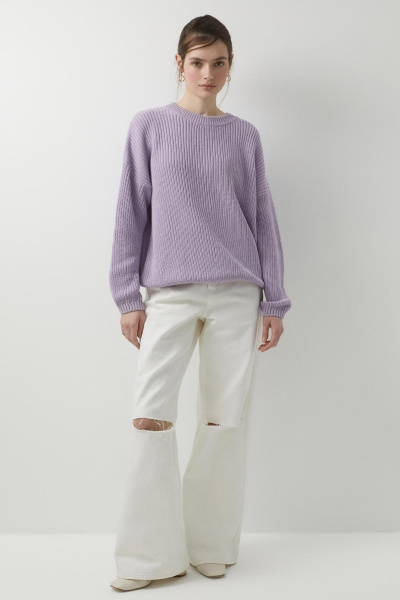 Свитер базовый (лавандовый) (one size) 