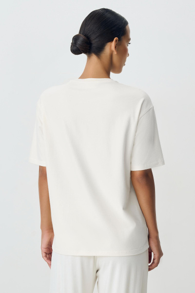 Футболка с PEACH EFFECT (молочный) (M/L) 