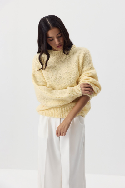 Джемпер из шерсти мериноса (сливочный) (M/L) 