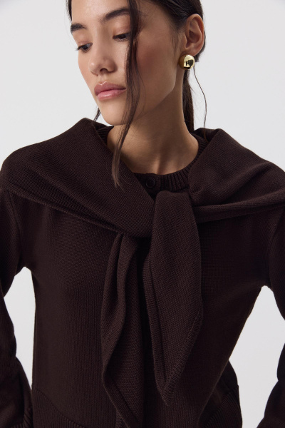 Кардиган из шерсти  (шоколадный) (M/L) 