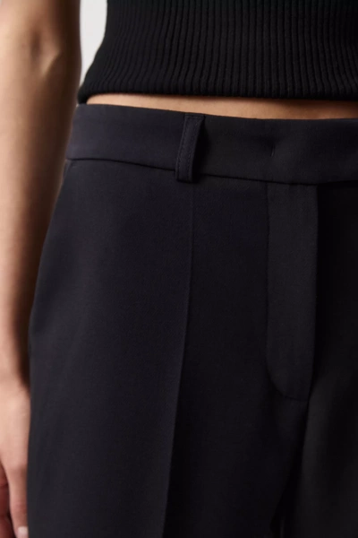 Брюки прямые (Черный) (L) 