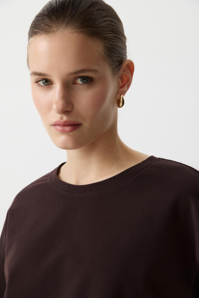 Лонгслив с широкими рукавами (Шоколадный) (M/L) 