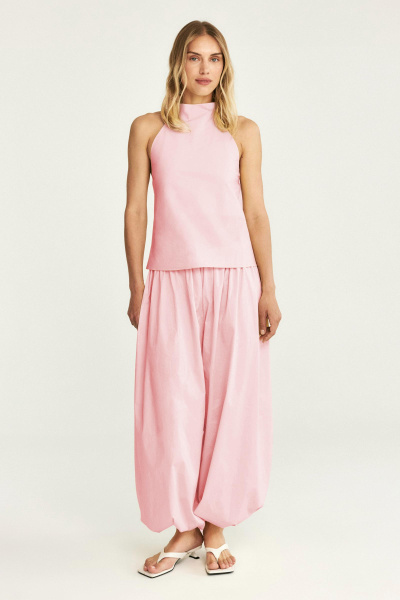 Топ из хлопка (розовый) (M)