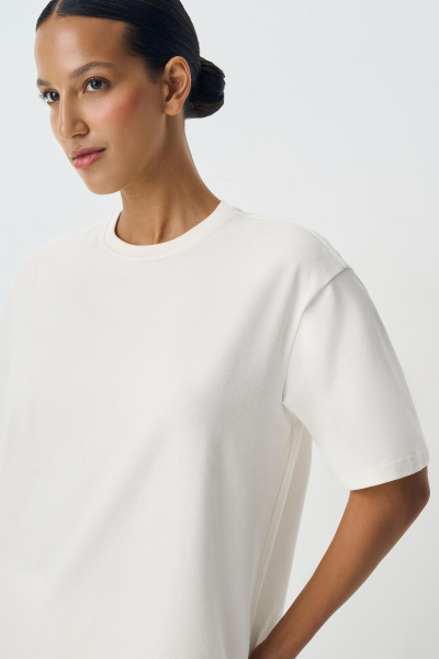 Футболка с PEACH EFFECT (молочный) (M/L) 