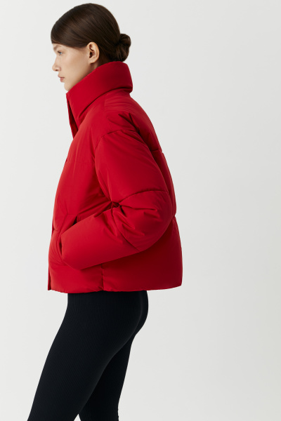 Куртка утепленная укороченная (алый) (XS) 