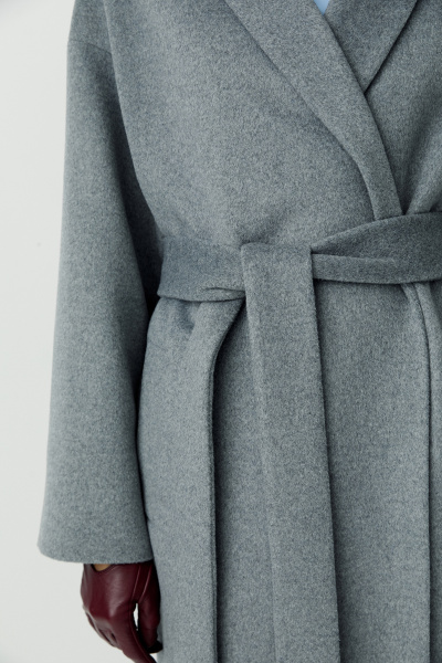 Пальто-халат (серый меланж) (XS/S) 