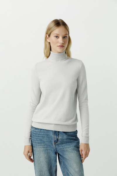 Водолазка вязаная классическая (жемчужный) (L) 