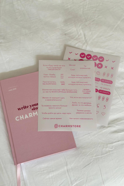 Ежедневник Charmbook (one size, розовый) 2555