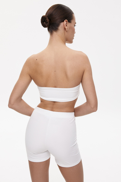 Шорты из трикотажа (M, молочный) 2207