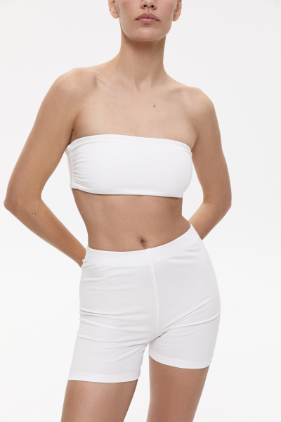 Топ-бандо трикотажный (XS, молочный) 2207