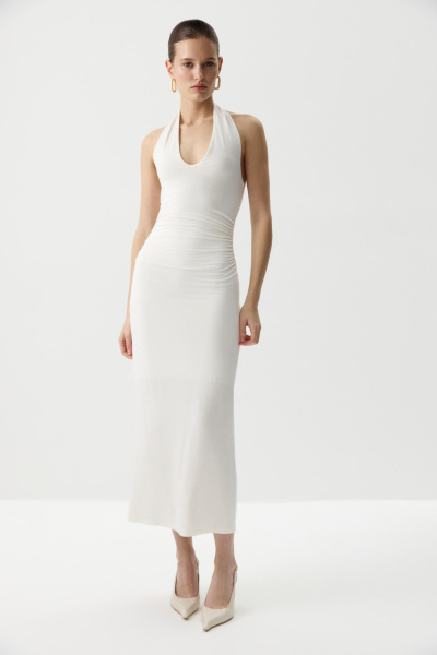 Платье с открытой спиной (Молочный) (M) 