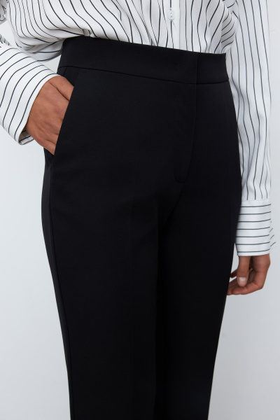 Брюки классические прямые (M, черный) 