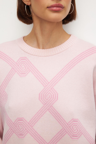 Свитер из хлопка pattern CHARMSTORE (one size, розовый-барби) 2200