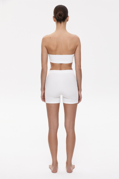 Шорты из трикотажа (M, молочный) 2207