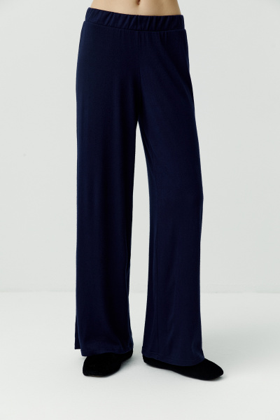 Брюки из мягкого трикотажа (темно-синий) (XS/S) 
